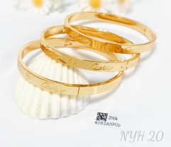 Bracelet Gold/Silver Polished Set