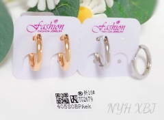 Earrings Gold/Silver Polished