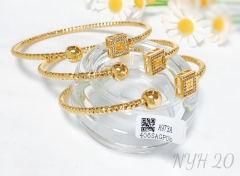 Bracelet Gold Irregular Set