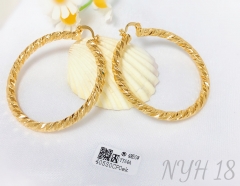 Earrings Gold Irregular