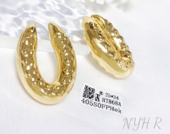 Earrings Gold Irregular