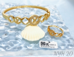 Bracelet Ring Set Gold/Silver