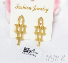 Earrings Gold Irregular