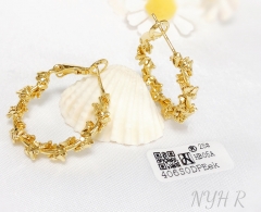 Earrings Gold Irregular