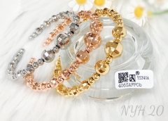 Bracelet Gold Silver Rose Gold Set