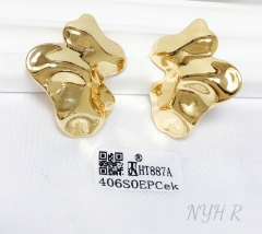 Earrings Gold Irregular