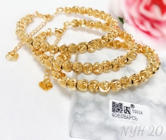 Bracelet beads gold