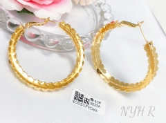 Earrings Gold Irregular