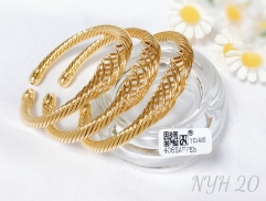 Bracelet gold irregular hollow