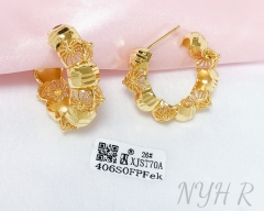 Earrings Gold Irregular