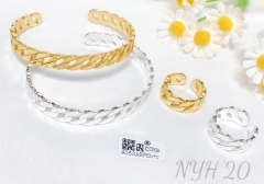 Bracelet Ring Gold/Silver Set