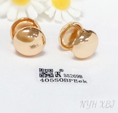 Earrings Gold Polished