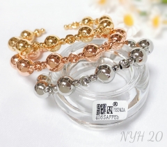 Bracelet Beads Gold/Silver/Rose Gold Set