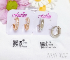 Earrings Gold/Silver Polished