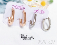 Earrings Gold/Silver Polished