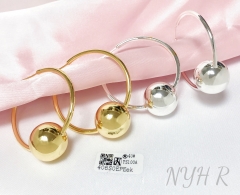 Earrings Gold/Silver Polished