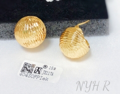 Earrings Gold Polished