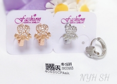 Earrings Gold/Silver Polished