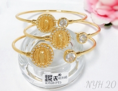 Bracelet Set Gold Artificial Gemstones