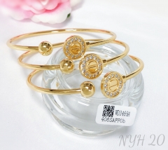 Bracelet set gold polished