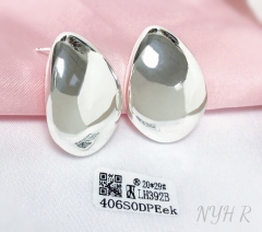 Earrings Silver Polished