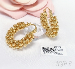 Earrings Gold Irregular