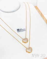 Necklace Gold/Silver Heart Shape