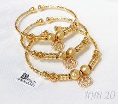 Bracelet Gold Set Beaded