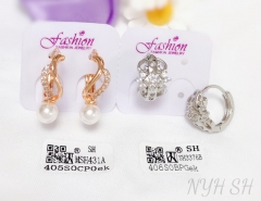 Earrings Irregular Artificial Gemstones