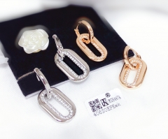 Earrings Gold/Silver Polished