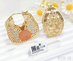 Earrings Gold Hollow