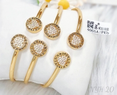 Bracelet set gold polished