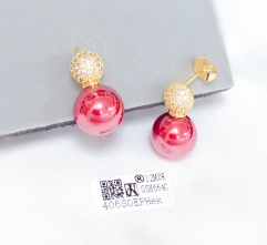 Earrings Gold Pearl