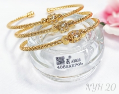 Bracelet Set Gold Polished