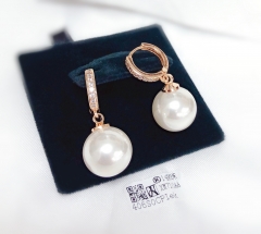 Earrings Gold Pearl