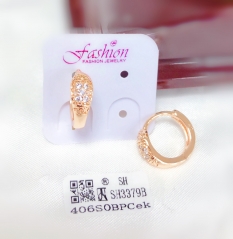 Earrings Gold Polished