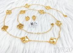 Jewelry set gold polished