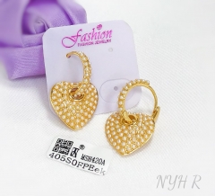 Earrings Gold Pearl