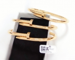 Bracelet Set Gold Polished