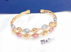 Bracelet gold beads irregular