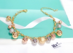 Bracelet gold beads