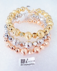 Bracelet Set Beaded Polished