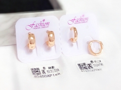 Earrings Gold Polished