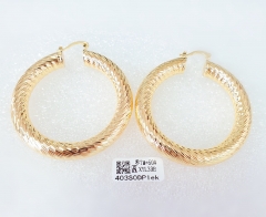 Earrings Gold Polished