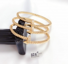 Bracelet set gold polished