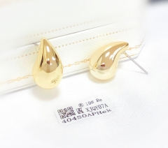 Earrings Gold/Silver Polished