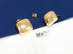 Earrings Gold Polished