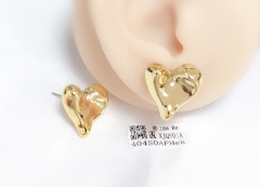 Earrings Gold/Silver Polished