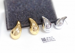 Earrings Gold/Silver Polished