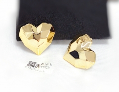 Earrings Gold/Silver Polished